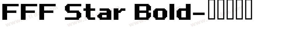 FFF Star Bold字体转换
